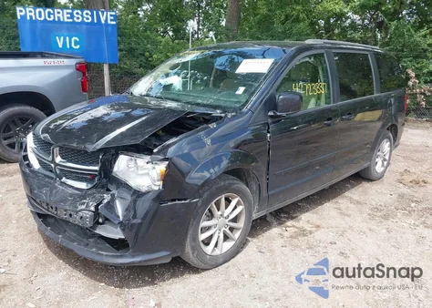 2016 Dodge Grand Caravan Sxt из США, поврежденный, VIN 2C4RDGCG9GR374328